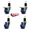 Service Caster 3'' Blue Poly Swivel 1-3/4'' Expanding Stem Caster Set 2 Total Lock Brakes, 4PK SCC-EXTTL20S314-PPUB-BLUE-2-S-2-134 - alternate 3
